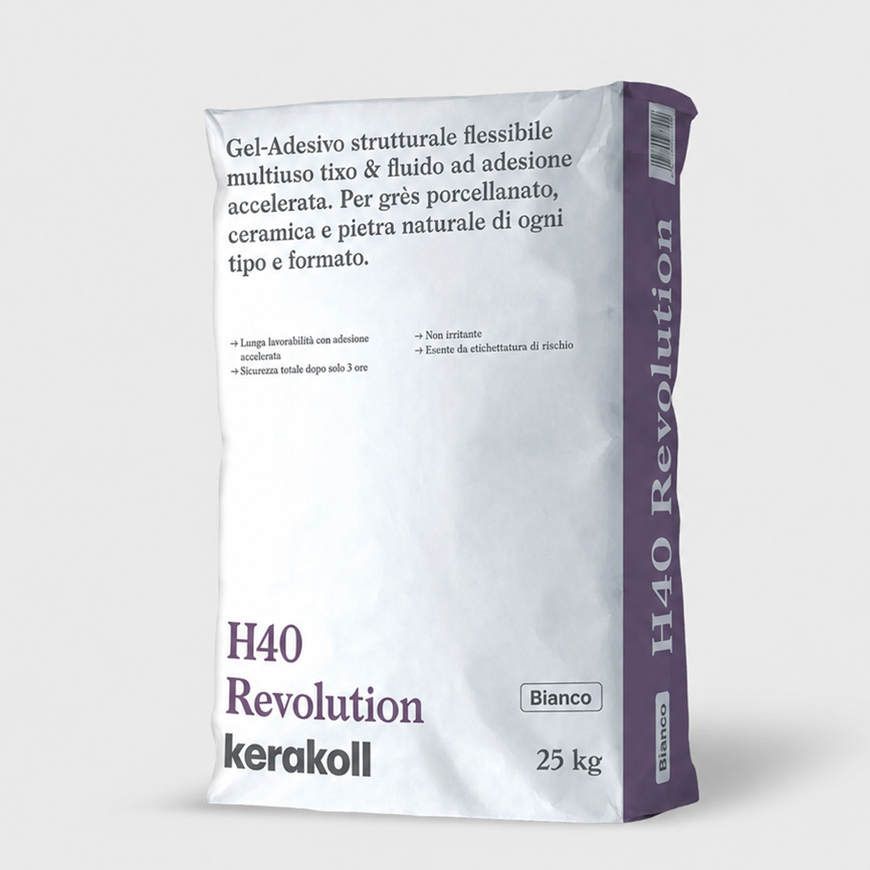 Adesivo Kerakoll H40 Revolution 25Kg Bianco