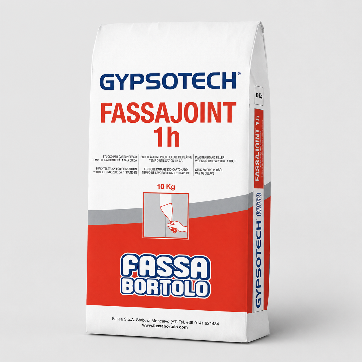 Stucco per Cartongesso Professionale FASSAJOINT 1H 10Kg