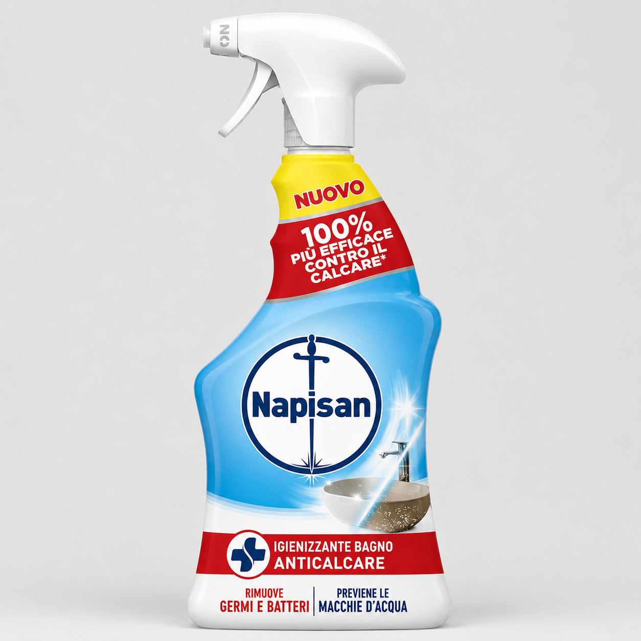 Detergente spray igienizzante anticare Napisan Bagno 740ml