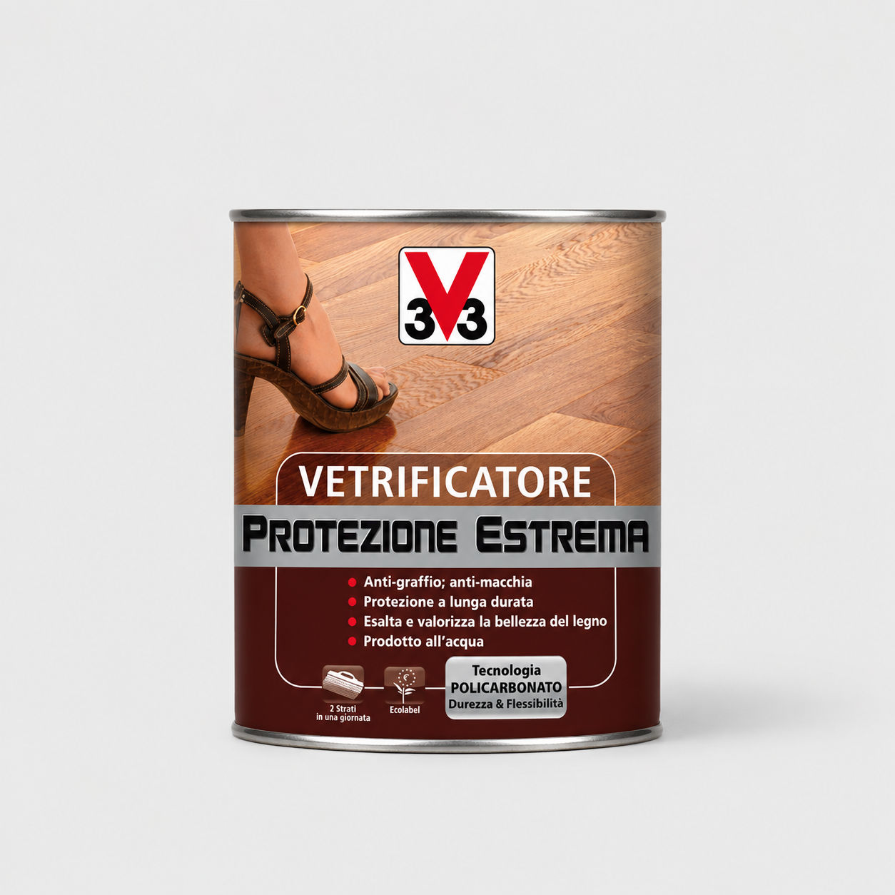 Vetrificatore per parquet Protezione estrema Incolore Brillante 0,75ml