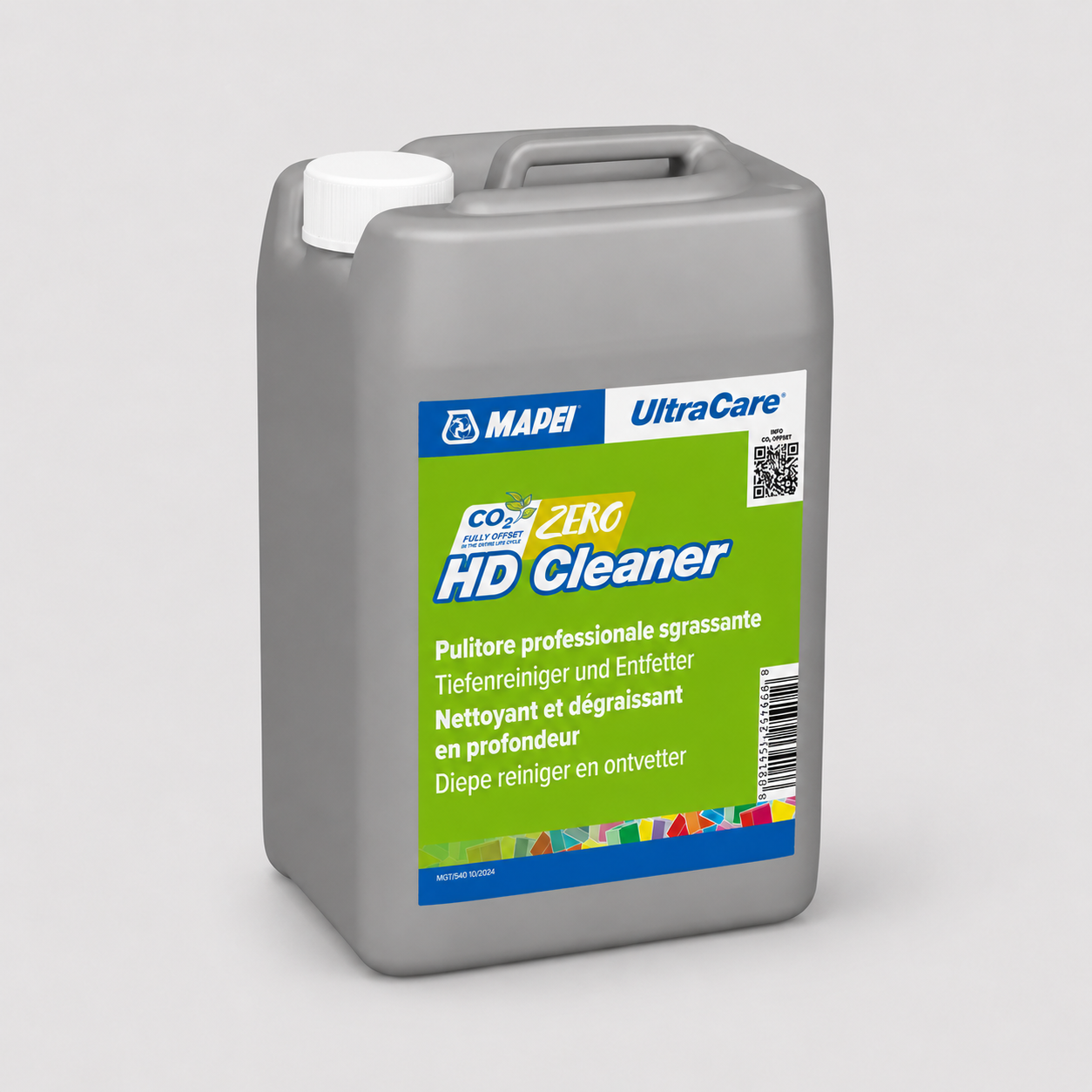 Detergente Alcalino Concentrato per Pulizia Intensiva MAPEI UltraCare HD Cleaner 5Litri
