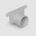 Testata terminale in PVC per canale Pratiko 100 - Altezza 55 mm