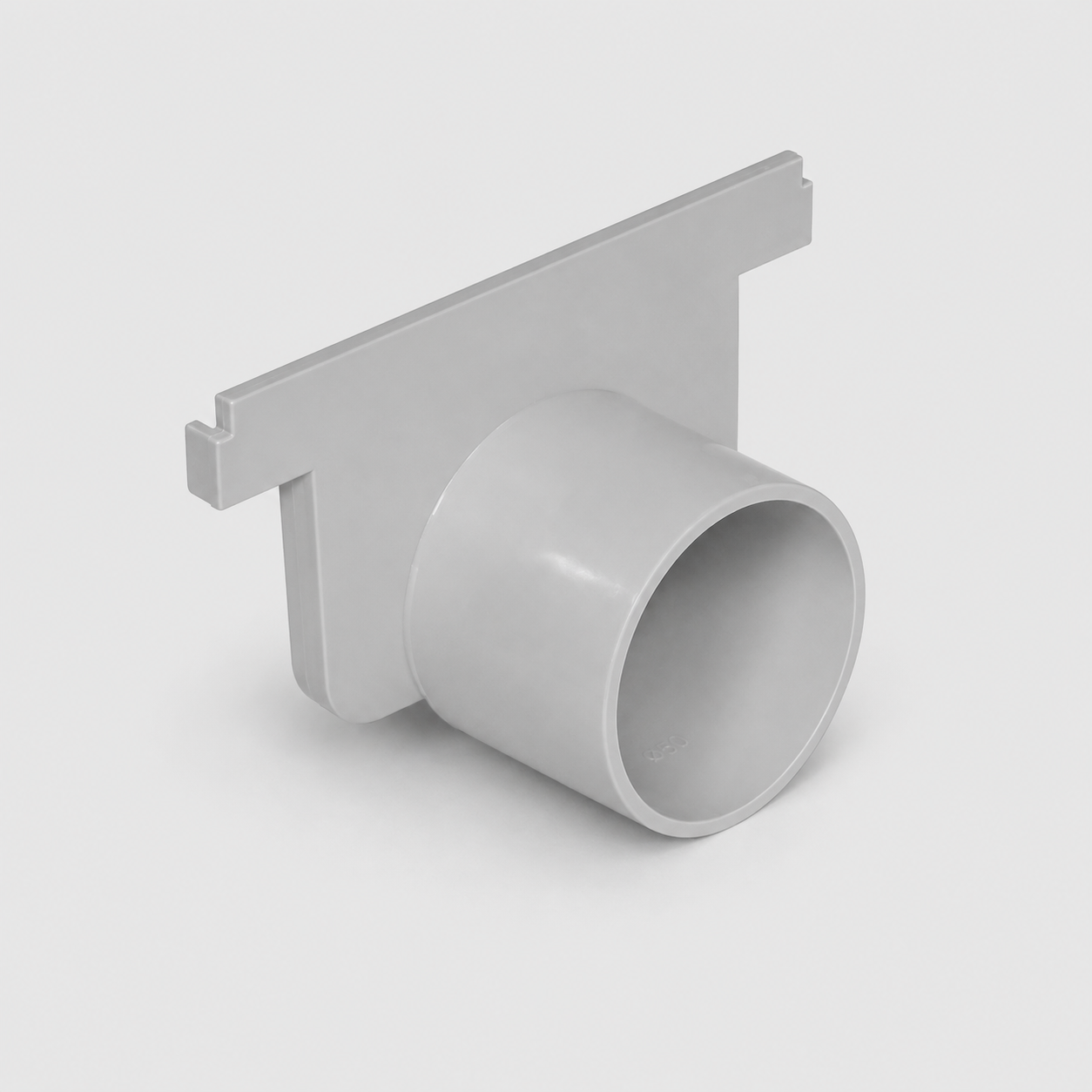 Testata terminale in PVC per canale Pratiko 100 - Altezza 55 mm
