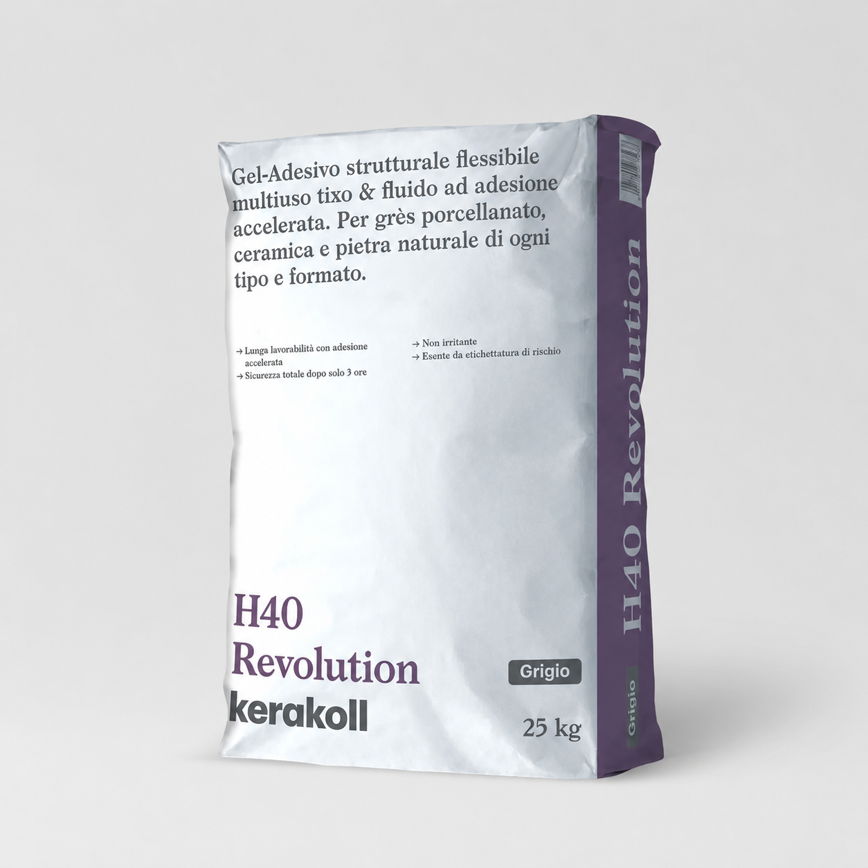 Adesivo Kerakoll H40 Revolution 25Kg Grigio