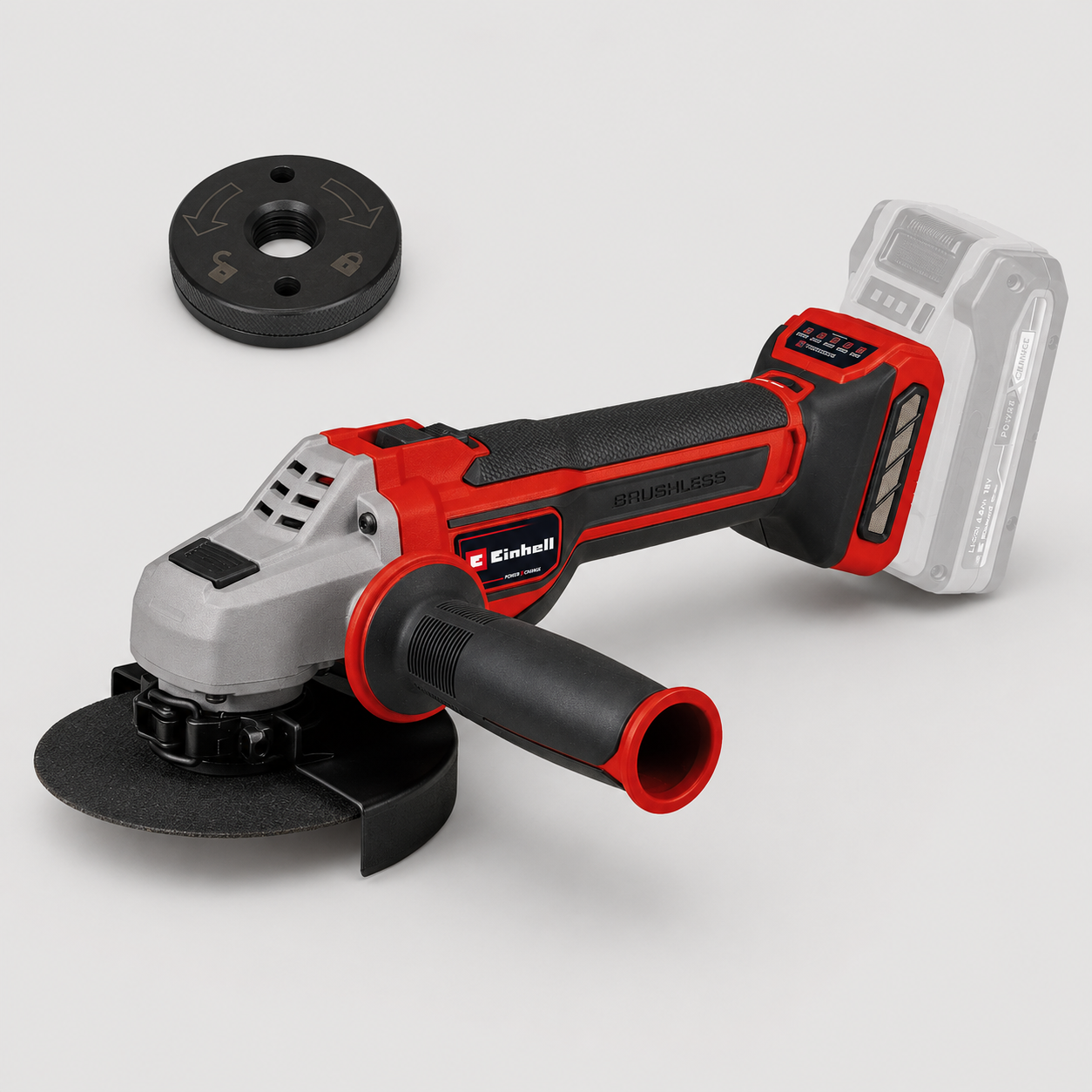 Smerigliatrice Angolare Brushless 18V EINHELL PROFESSIONAL TP-AG 18/125 CE Q Li-Solo