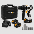 Trapano Avvitatore a Percussione Batavia 18V Maxxpack con 2 Batterie 2.0Ah e Valigetta