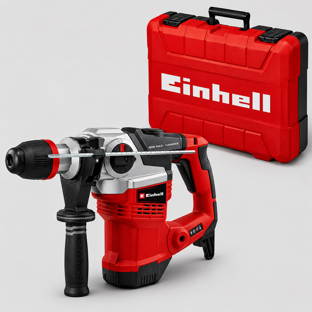 Martello perforatore Einhell TE-RH 38 3F – 1050 W – SDS-MAX – 9 J