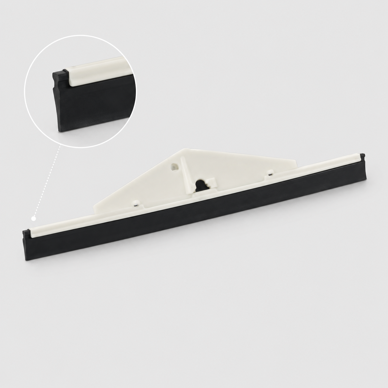 Rastrello boiacca 60cm con gomma mousse intercambiabile