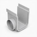 Giunto con scarico in PVC per canale Pratiko 130 - Altezza 150 mm