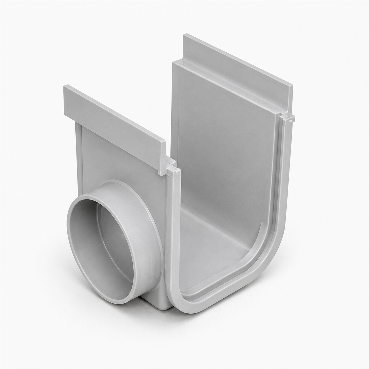 Giunto con scarico in PVC per canale Pratiko 130 - Altezza 150 mm
