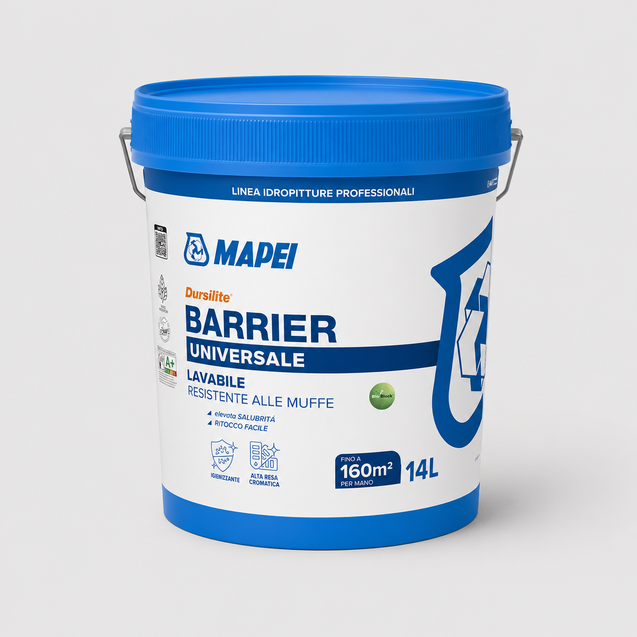 Idropittura Murale Mapei DURSILITE BARRIER 14Litri