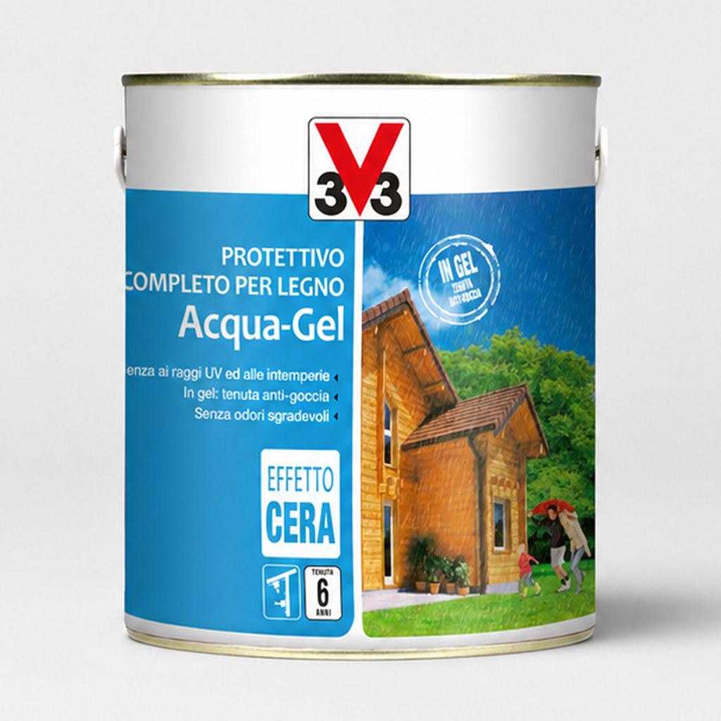 Protettivo per legno Acqua-Gel Mogano 2,50Litri