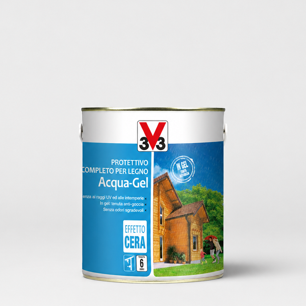 Protettivo per legno Acqua-Gel Noce Antico 0,75Litri