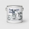 Smalto acrilico satinato all’acqua per metallo Feel Metal touch Satin 2,5Litri Bianco