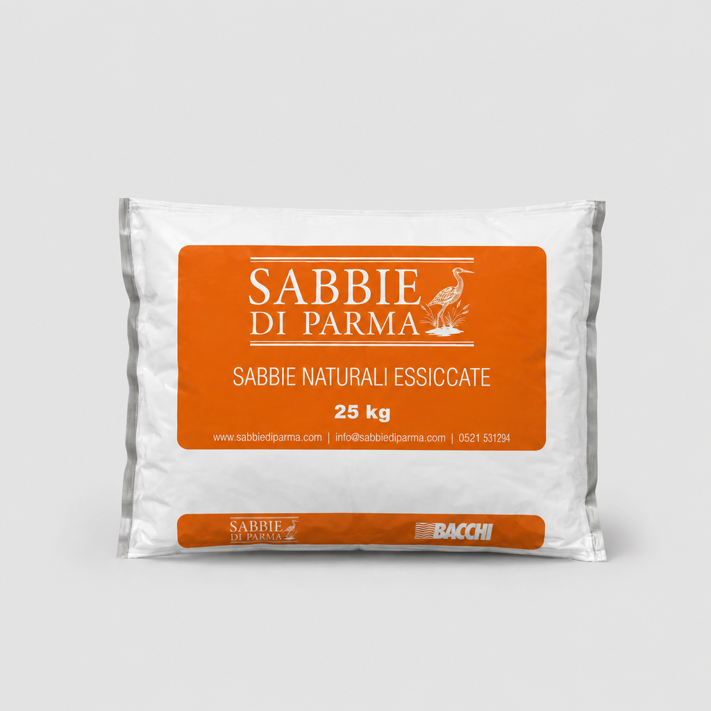 Sabbia Silicea Essiccata 510 Plus – Granulometria 0,4-1,4 mm (RITIRO IN NEGOZIO)