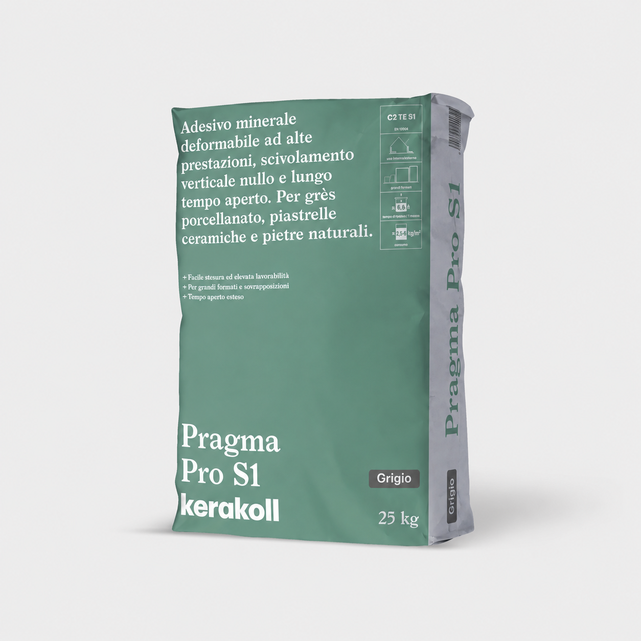 Adesivo Kerakoll Pragma Pro S1 25Kg Grigio