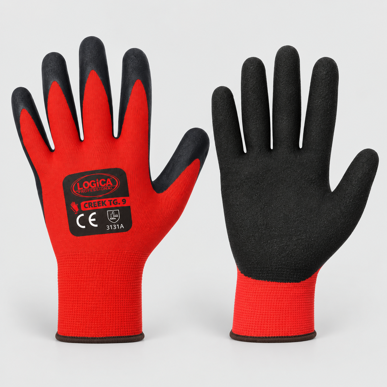 Guanti da Lavoro CREEK/2 in Poliestere con Lattice Antiscivolo – Presa su Bagnato EN388