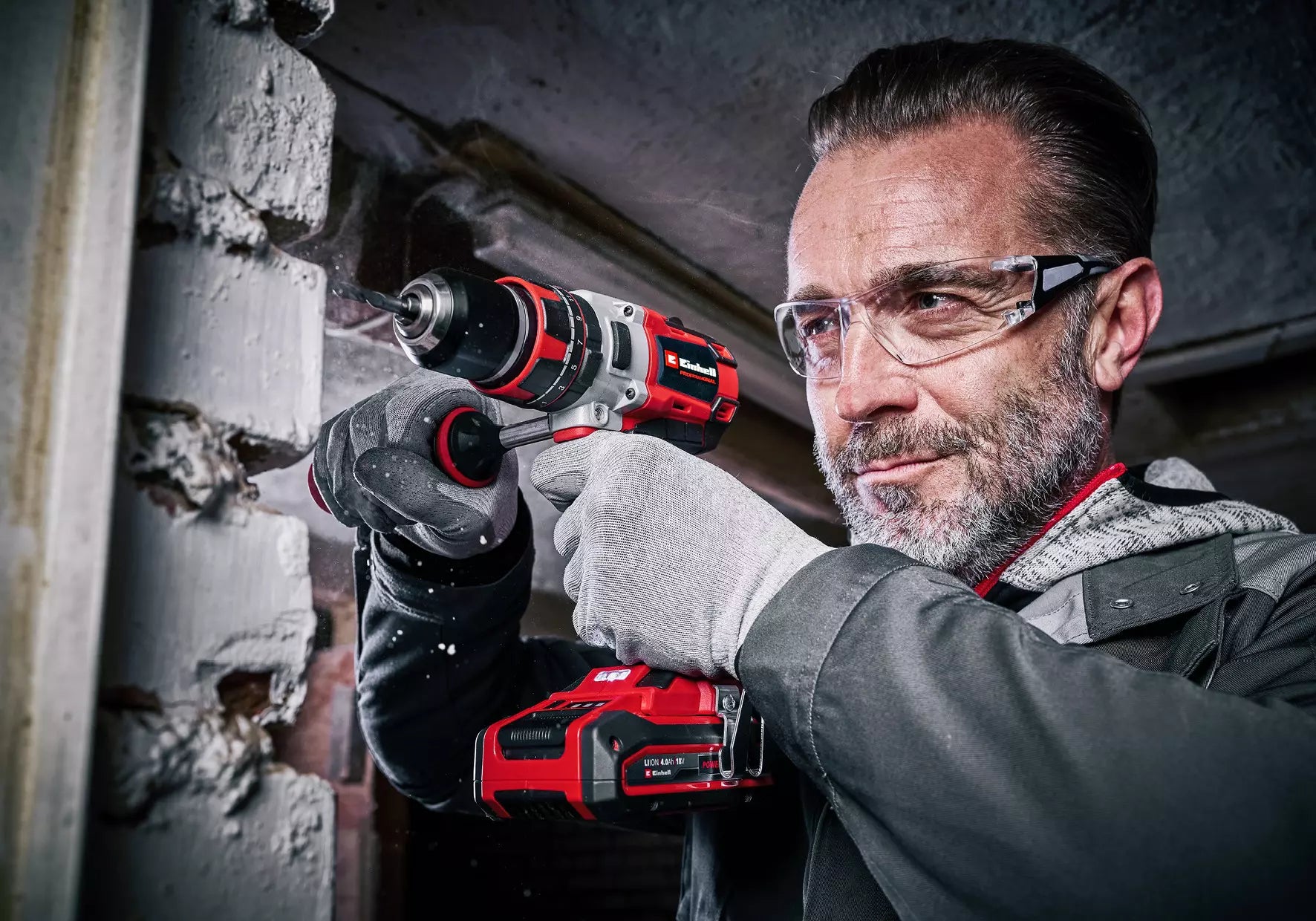 Trapano Avvitatore a Percussione Brushless 18V EINHELL PROFESSIONAL TP-CD 18/80 Li-i BL-Solo