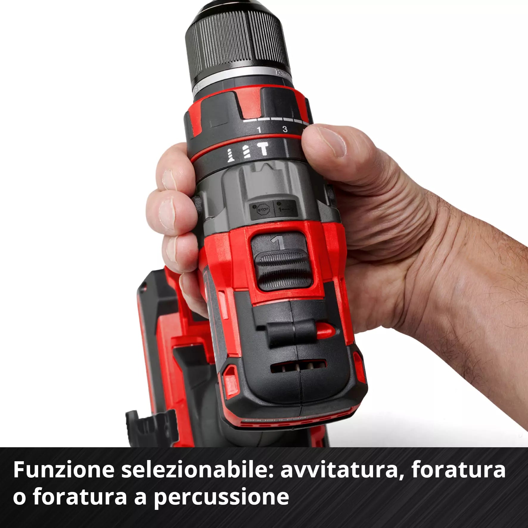 Trapano Avvitatore a Percussione Brushless 18V EINHELL PROFESSIONAL TP-CD 18/80 Li-i BL-Solo