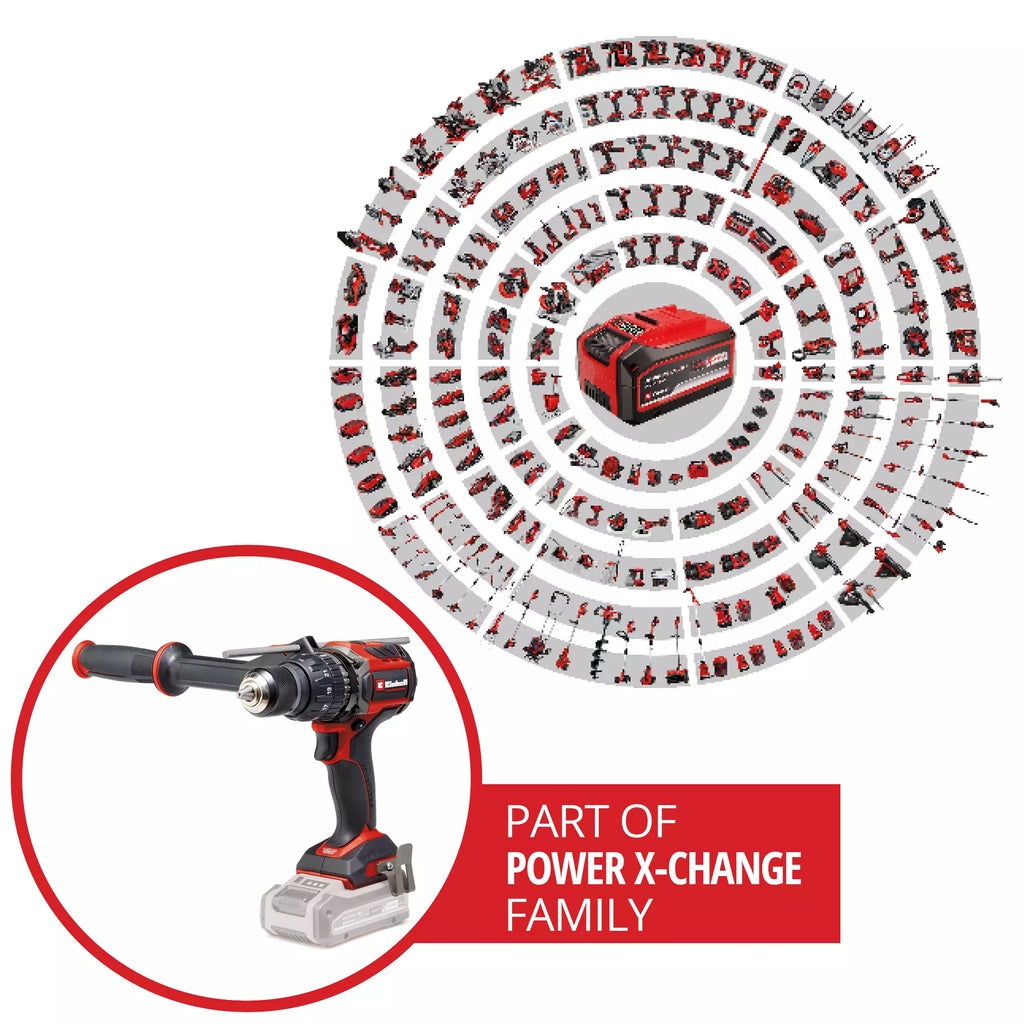Trapano Avvitatore a Percussione Brushless 18V EINHELL PROFESSIONAL TP-CD 18/120 Li-i BL-Solo