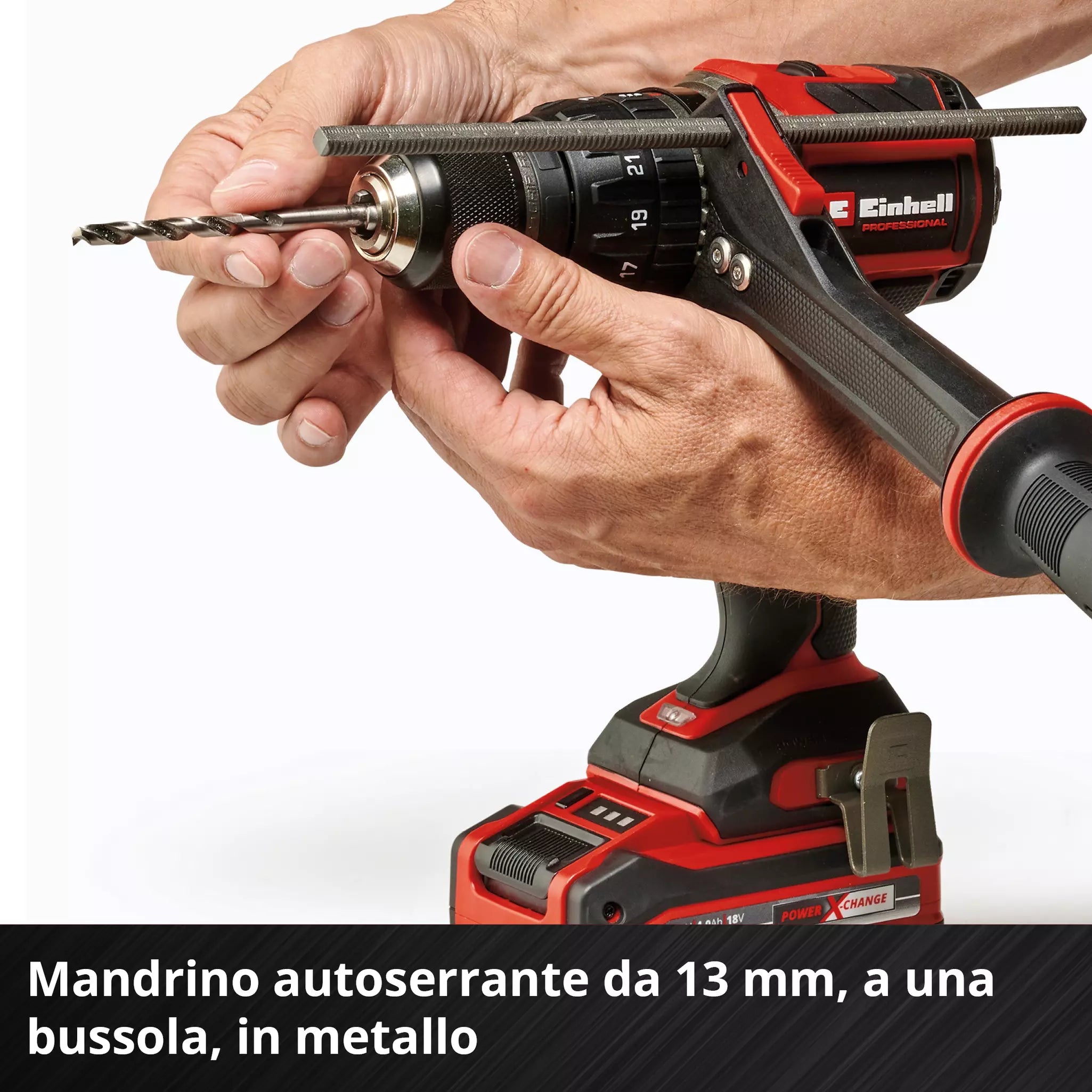 Trapano Avvitatore a Percussione Brushless 18V EINHELL PROFESSIONAL TP-CD 18/120 Li-i BL-Solo