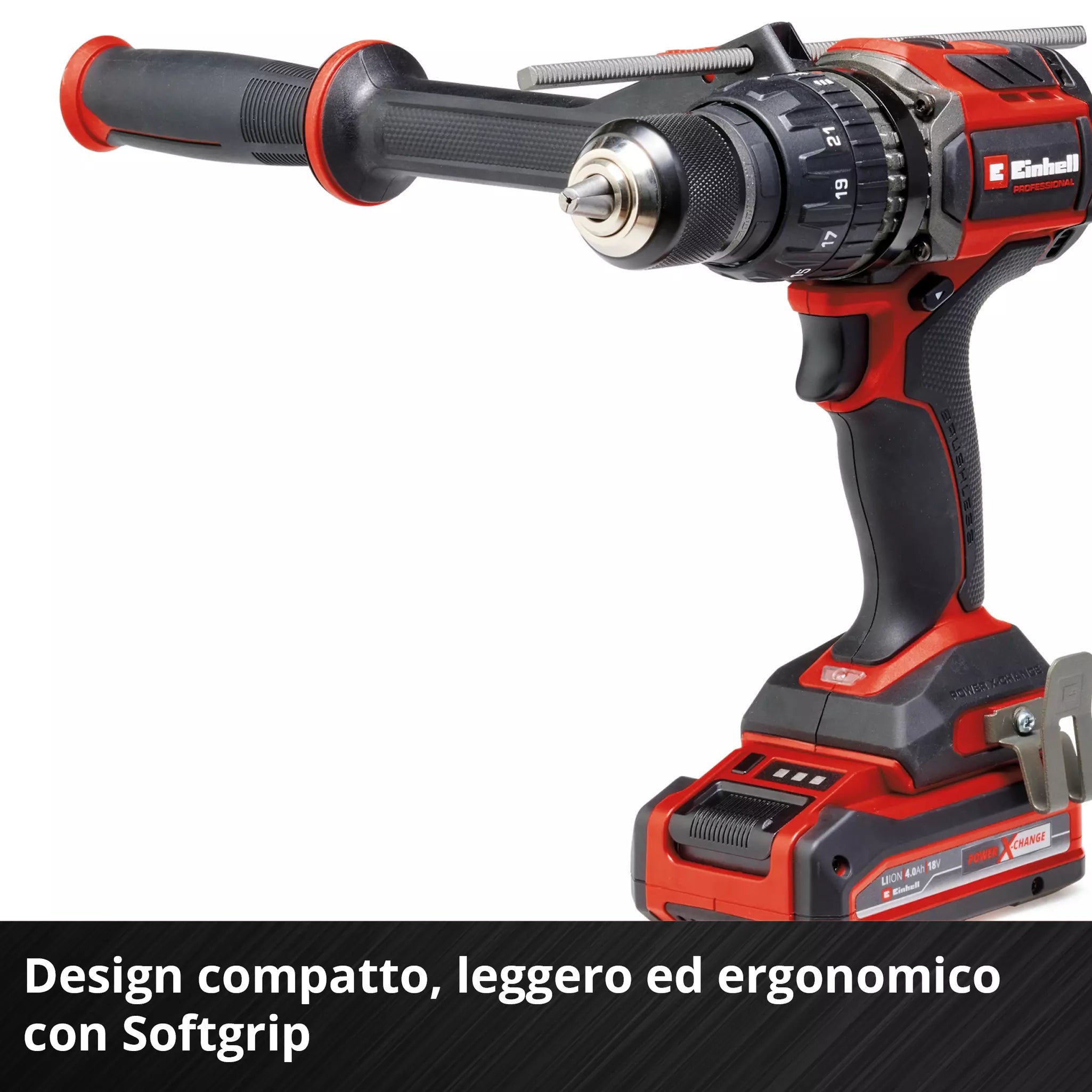 Trapano Avvitatore a Percussione Brushless 18V EINHELL PROFESSIONAL TP-CD 18/120 Li-i BL-Solo