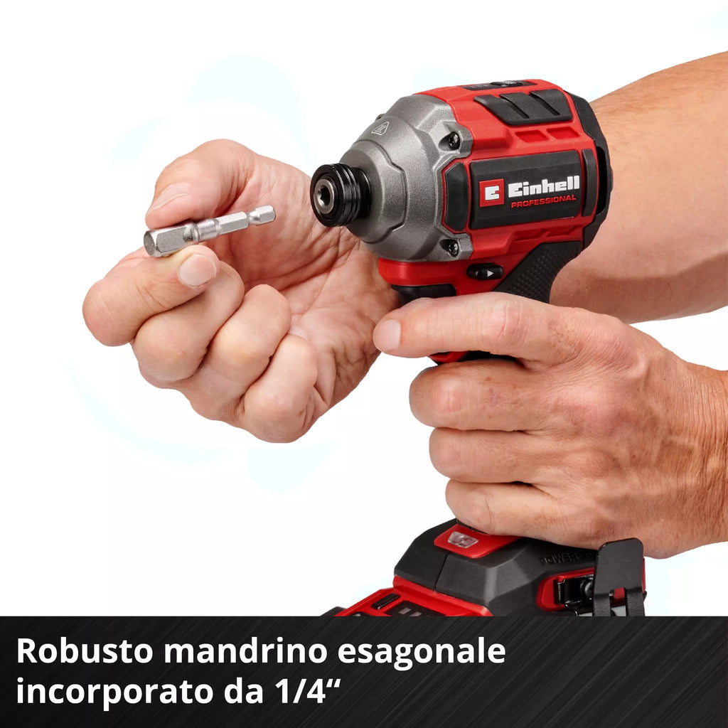 Avvitatore a Impulsi Brushless 18V EINHELL PROFESSIONAL TP-CI 18/250-C Li BL-Solo