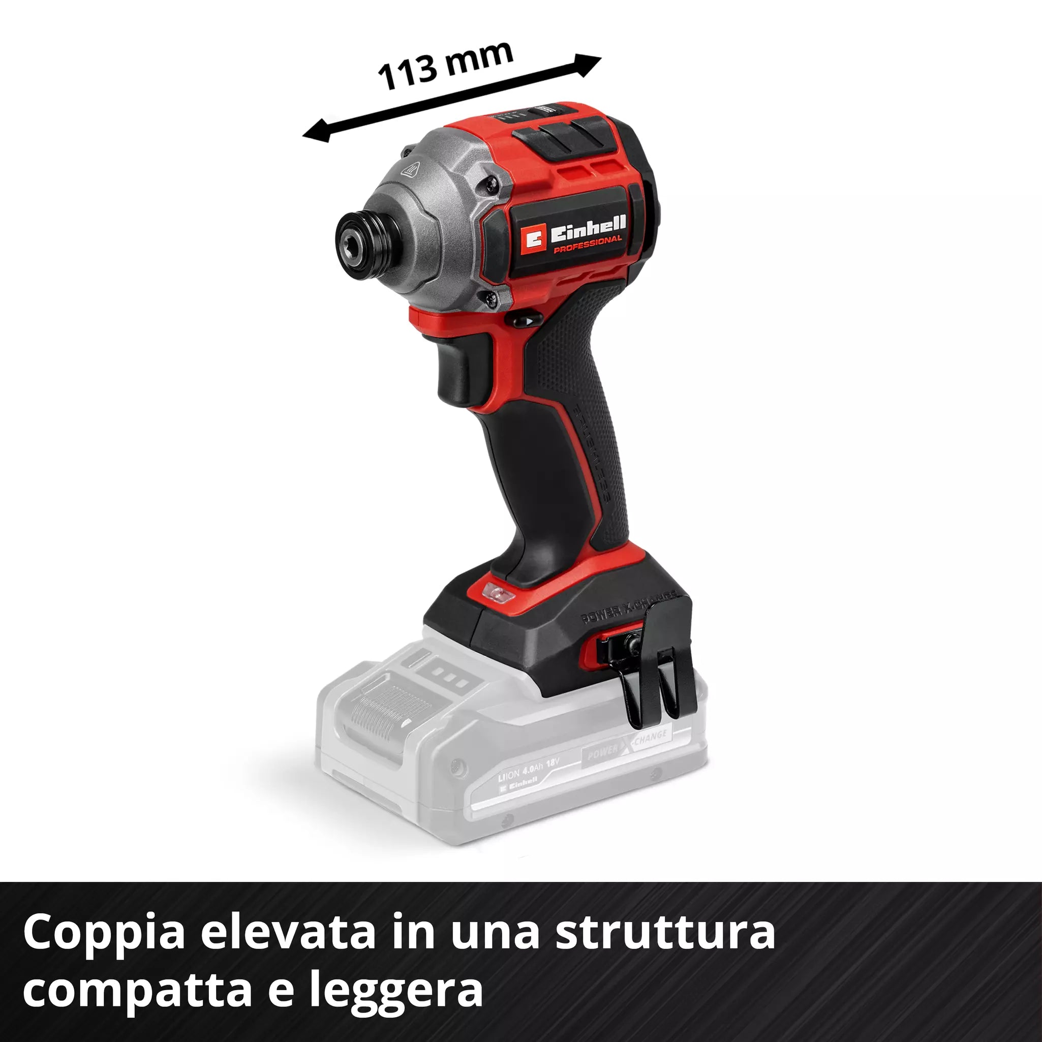 Avvitatore a Impulsi Brushless 18V EINHELL PROFESSIONAL TP-CI 18/250-C Li BL-Solo