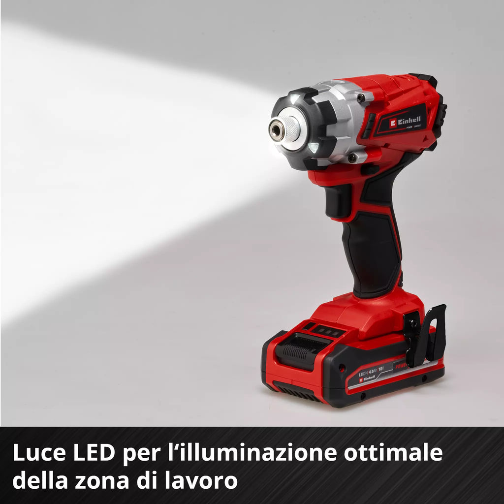 Avvitatore a impulsi Einhell TE-CI 18/1 LI-SOLO – 18V POWER X-CHANGE – 140 NM