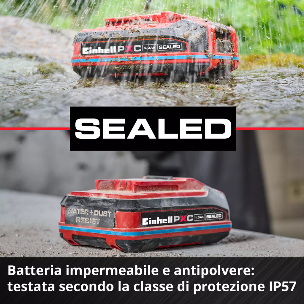 Batteria Power X-Change ad Alte Prestazioni EINHELL 18V 4,0Ah SEALED PXC PLUS A1