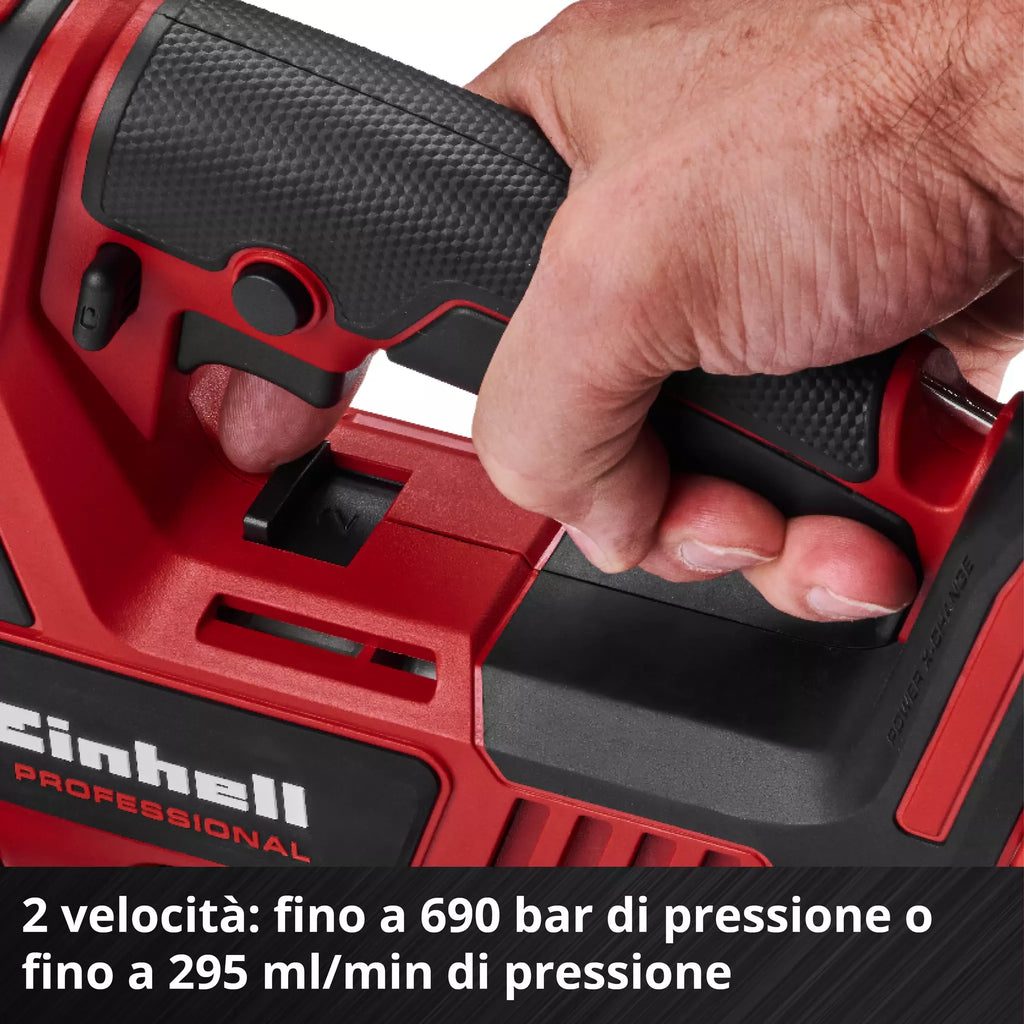 Ingrassatore Professionale a Batteria 18V EINHELL PROFESSIONAL TP-GR 18/690 Li-Solo