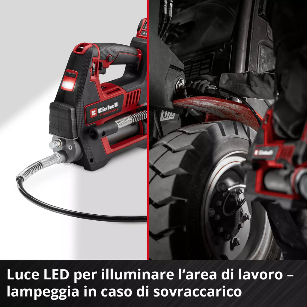 Ingrassatore Professionale a Batteria 18V EINHELL PROFESSIONAL TP-GR 18/690 Li-Solo