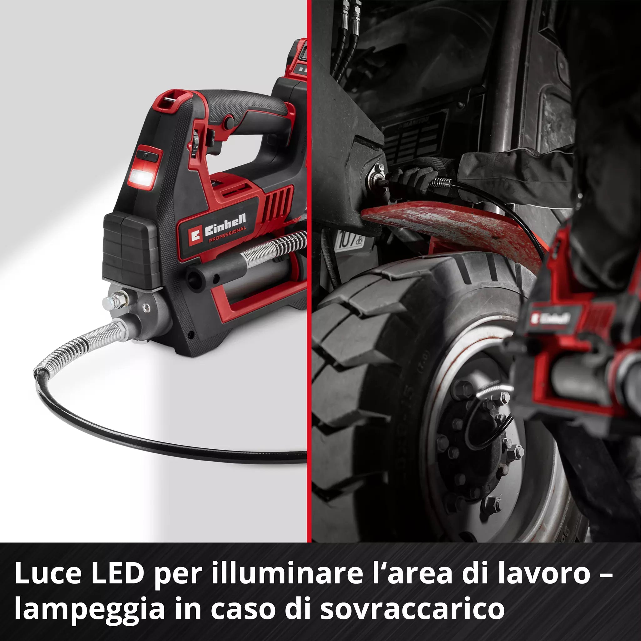 Ingrassatore Professionale a Batteria 18V EINHELL PROFESSIONAL TP-GR 18/690 Li-Solo