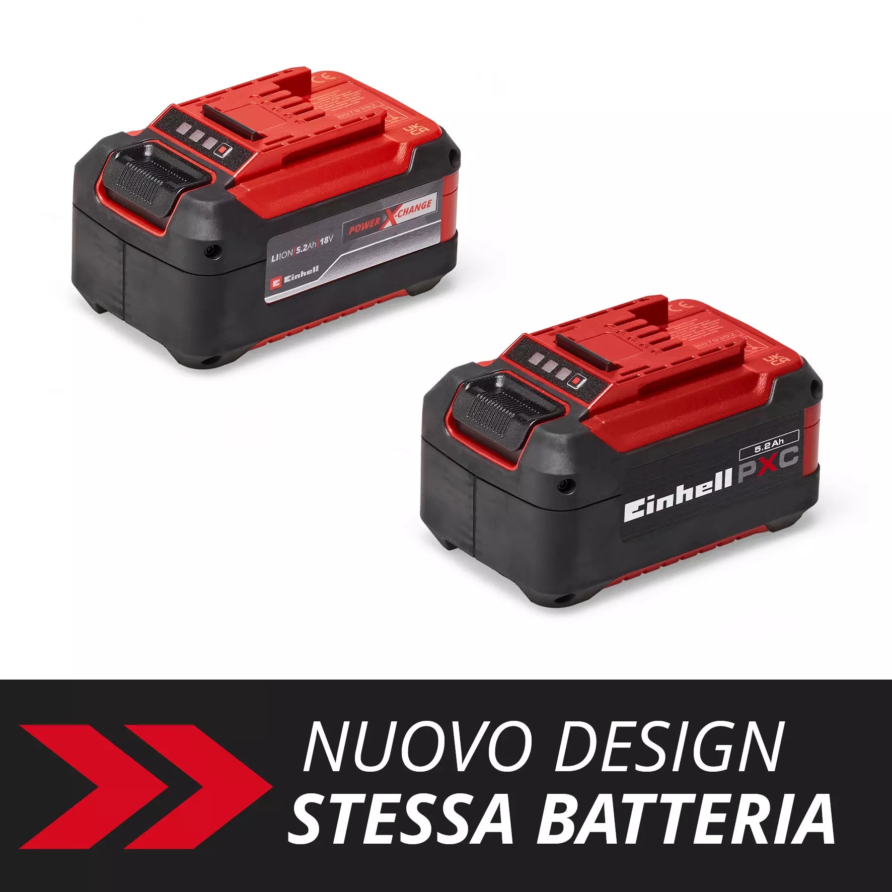 Batteria Einhell  PXC 18V 5,2 AH PLUS POWER X-CHANGE – LITIO
