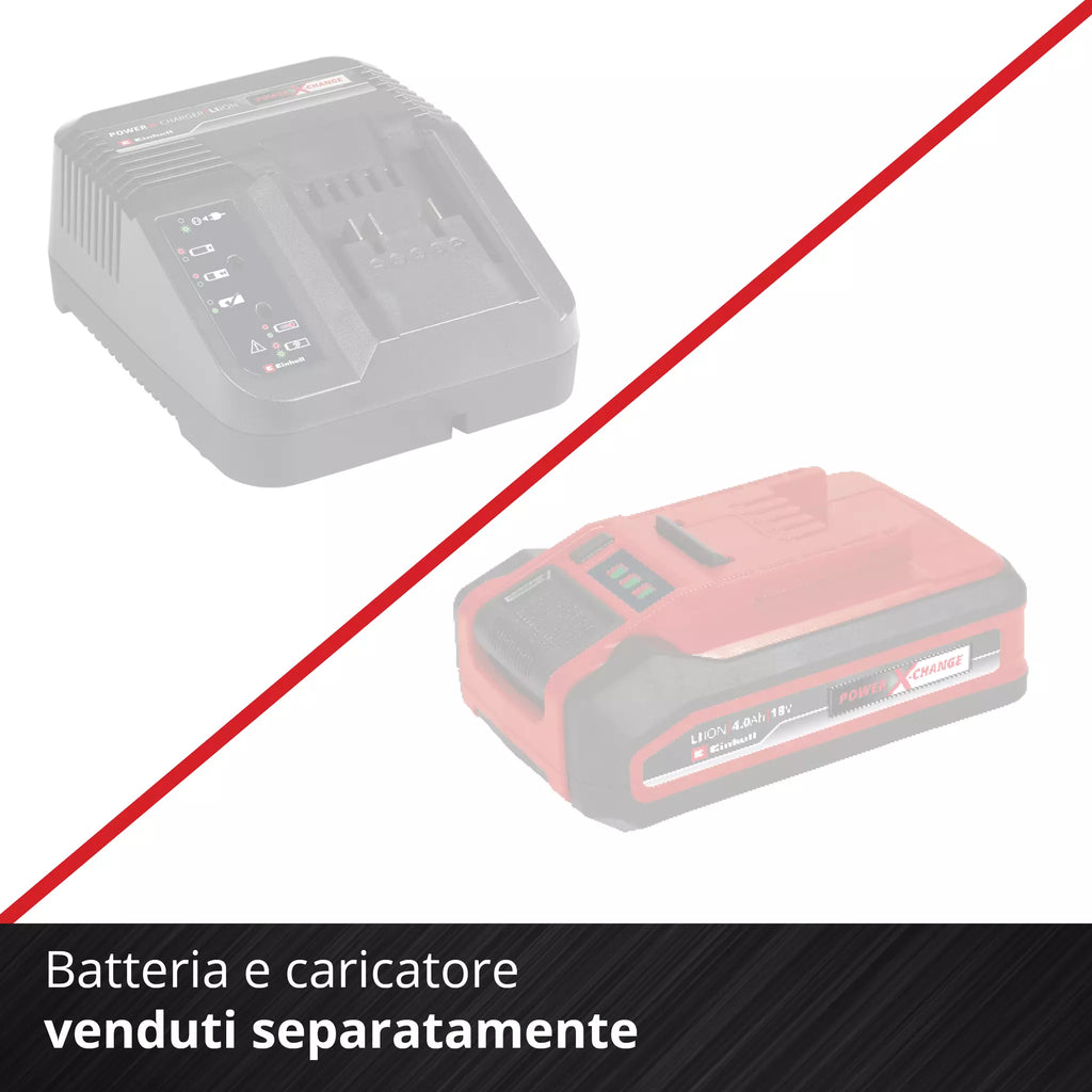 Smerigliatrice Angolare Brushless a Testa Piatta 18V EINHELL PROFESSIONAL TP-AG 18/125 F Li BL-Solo