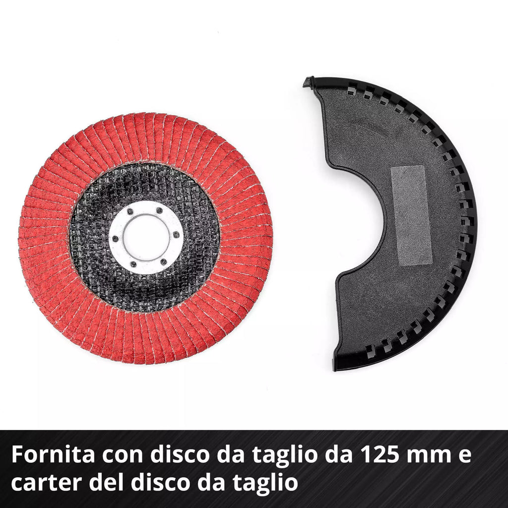 Smerigliatrice Angolare Brushless a Testa Piatta 18V EINHELL PROFESSIONAL TP-AG 18/125 F Li BL-Solo