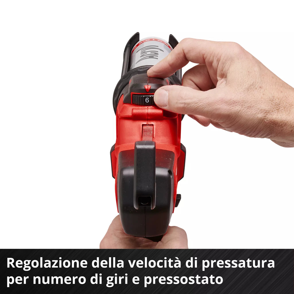 Pistola per Silicone e Sigillanti 18V EINHELL TE-SG 18/10 Li-Solo