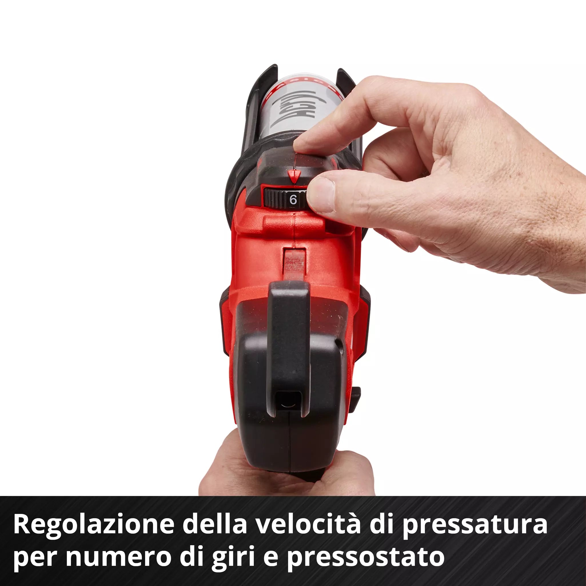 Pistola per Silicone e Sigillanti 18V EINHELL TE-SG 18/10 Li-Solo