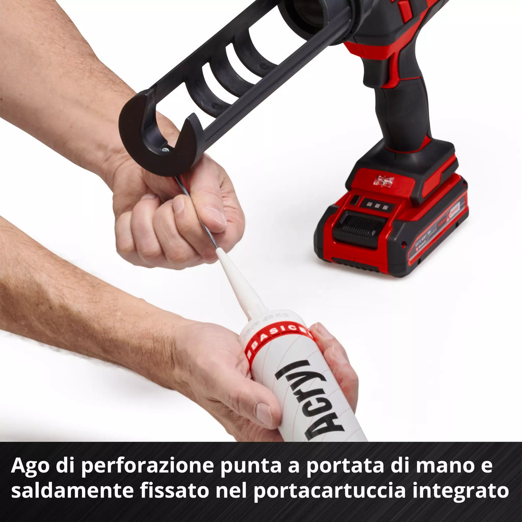 Pistola per Silicone e Sigillanti 18V EINHELL TE-SG 18/10 Li-Solo