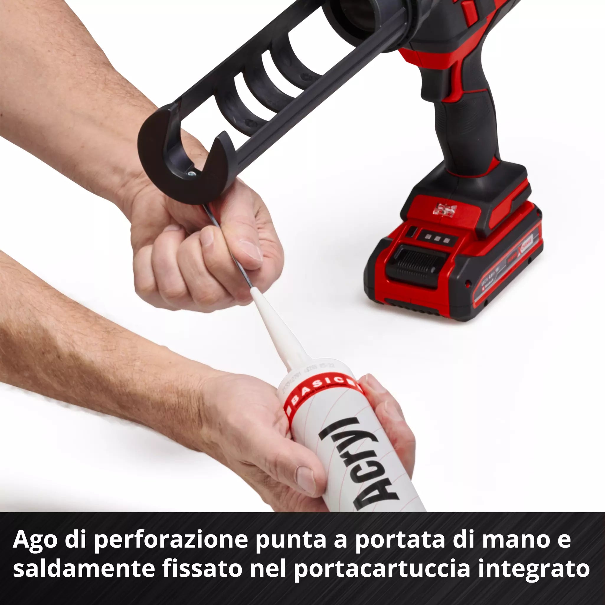 Pistola per Silicone e Sigillanti 18V EINHELL TE-SG 18/10 Li-Solo