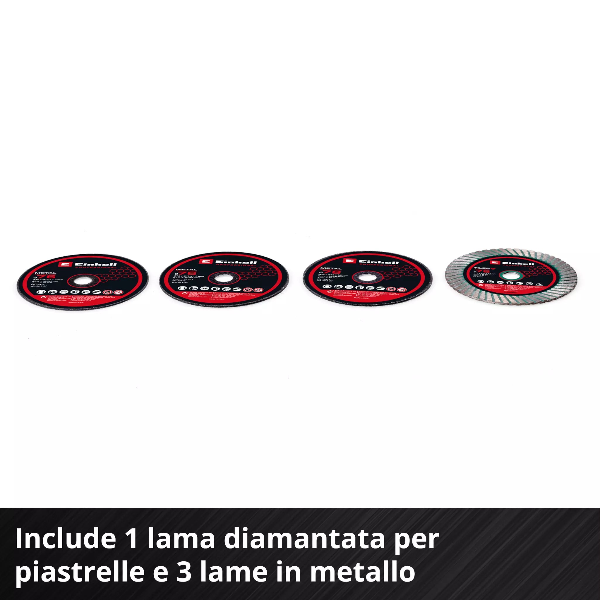 Smerigliatrice a disco Brushless 18V EINHELL PROFESSIONAL TP-CO 18/76-C Li BL-Solo