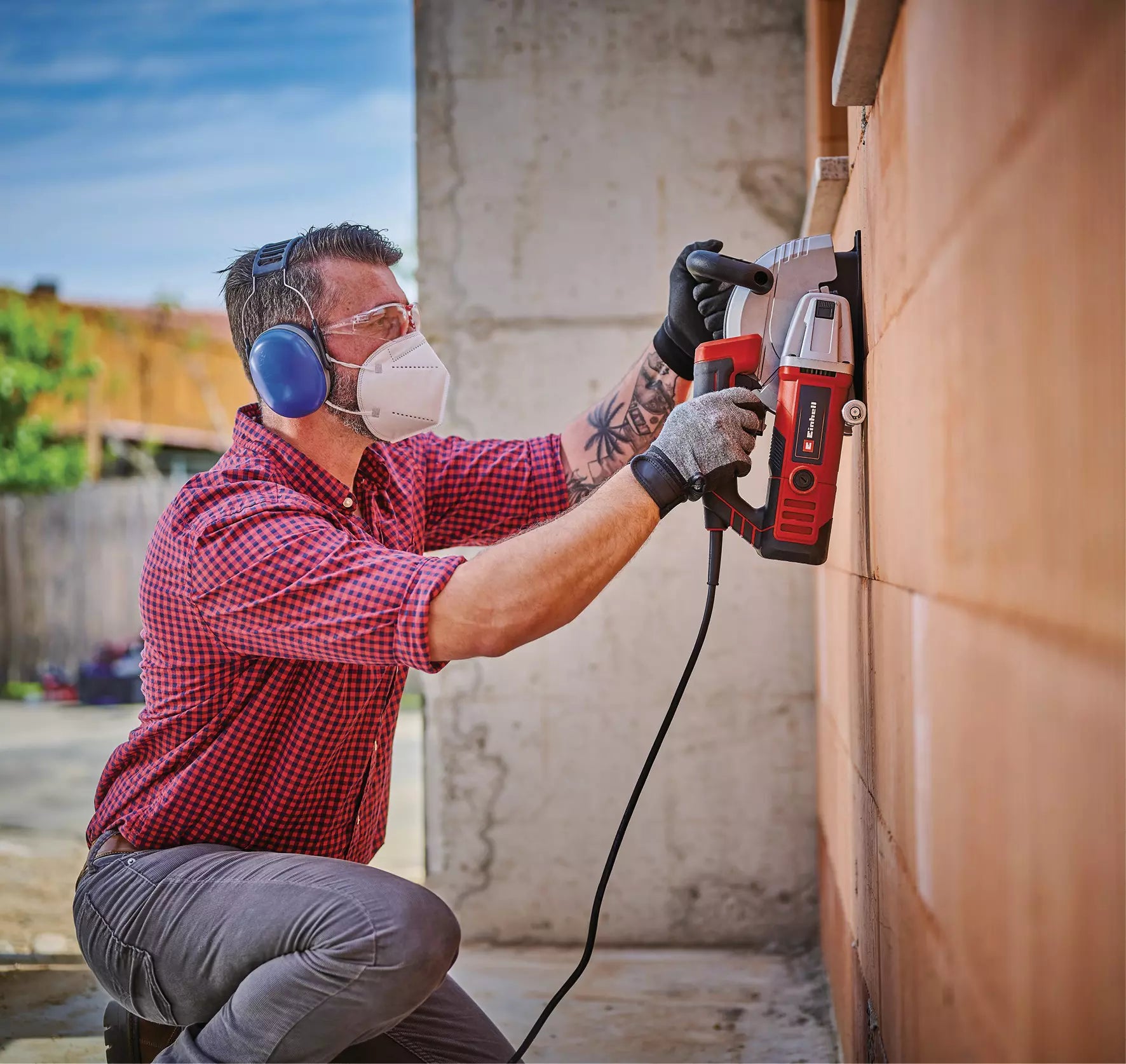 Scanalatore Professionale per Muri e Muratura EINHELL TE-MA 1700