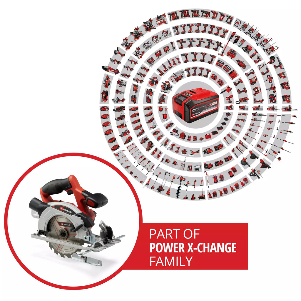 Sega Circolare a Batteria 18V EINHELL TE-CS 18/165-1 Li-Solo