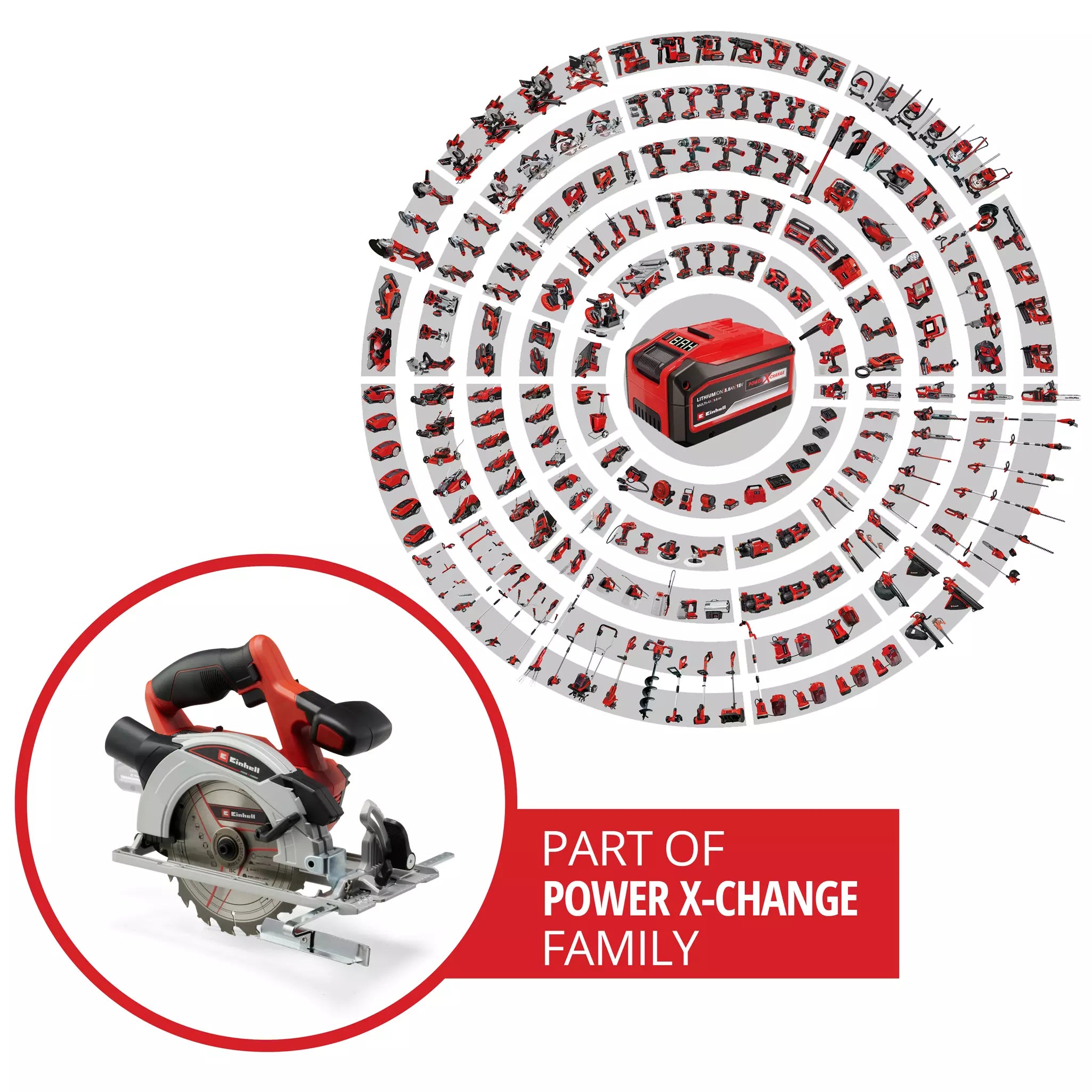 Sega Circolare a Batteria 18V EINHELL TE-CS 18/165-1 Li-Solo