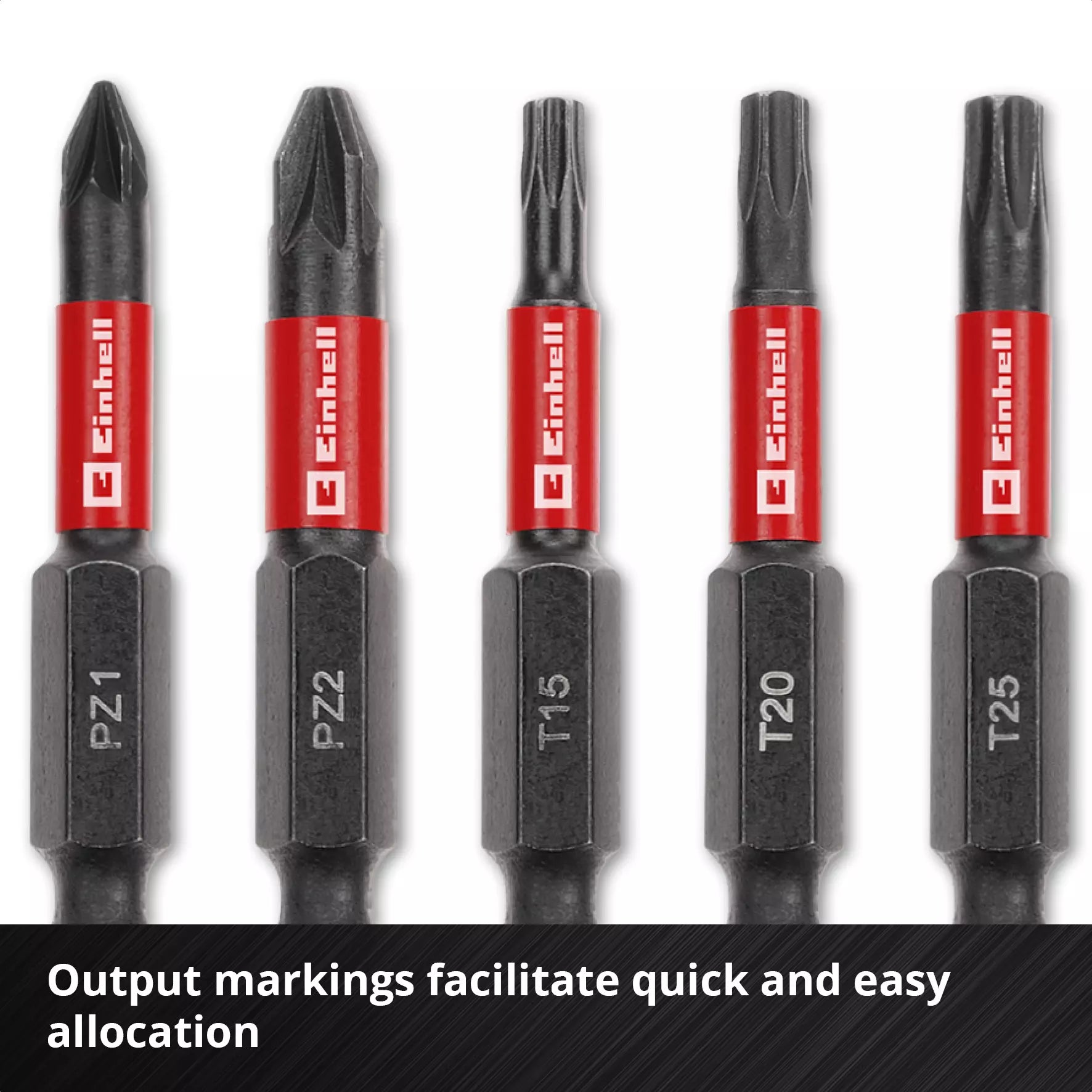 Set 10 Inserti Impact Professionali EINHELL PROFESSIONAL IMPACT BIT SET 50 MM