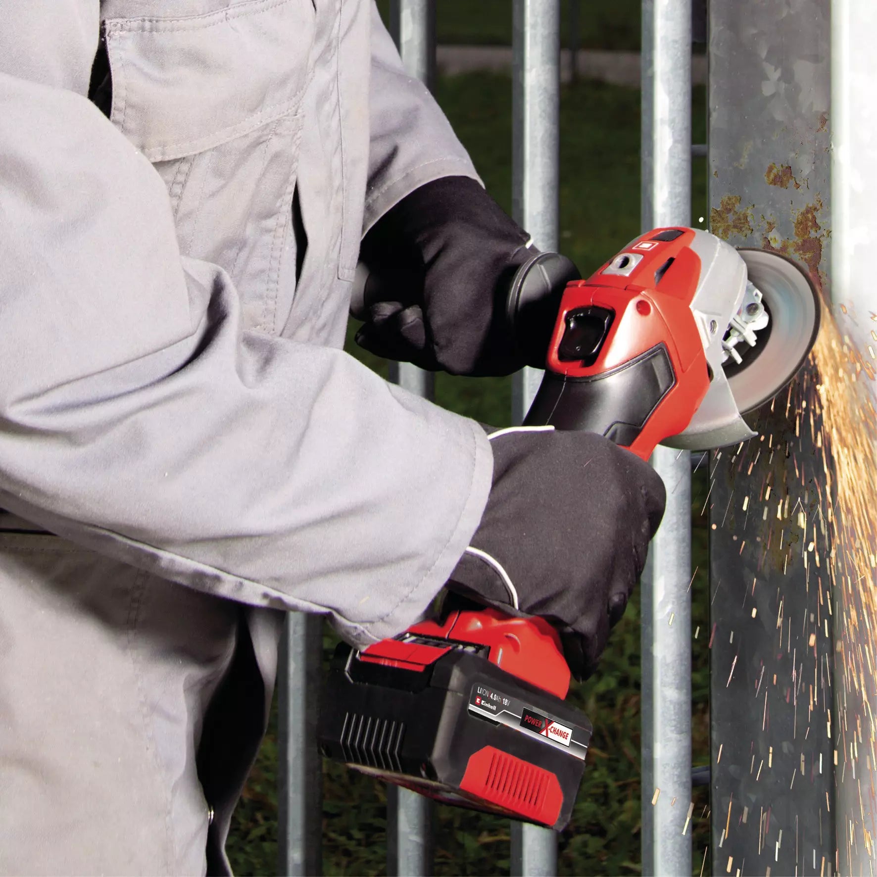 Smerigliatrice Angolare a Batteria 18V EINHELL TE-AG 18/115 Li (1x4,0 Ah)