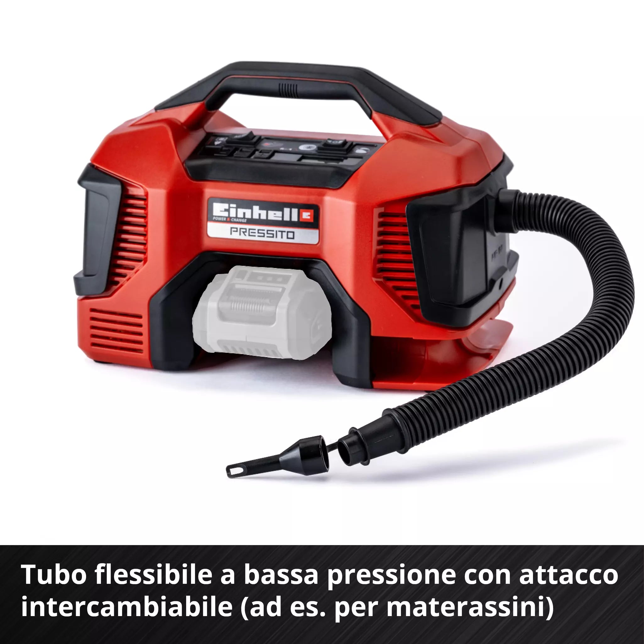 Compressore ibrido Einhell PRESSITO – 18V POWER X-CHANGE / 230V