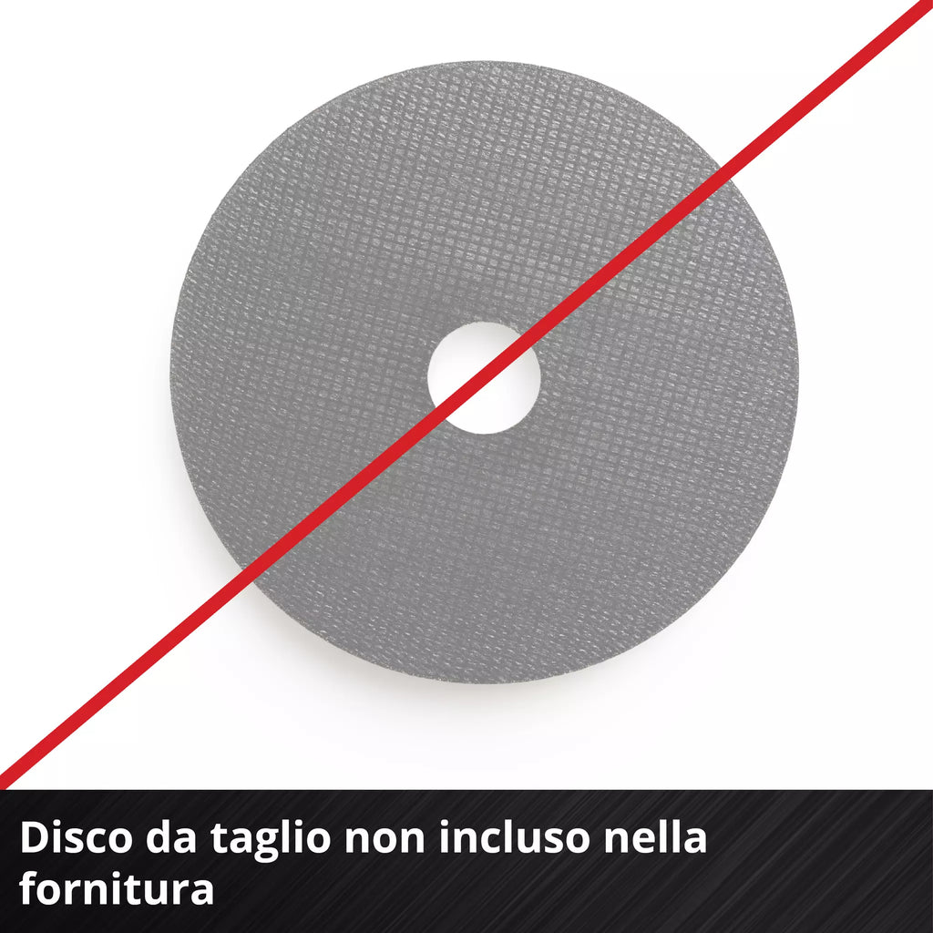 Smerigliatrice Angolare a Batteria 18V EINHELL TC-AG 18/115 Li (1x4,0 Ah)