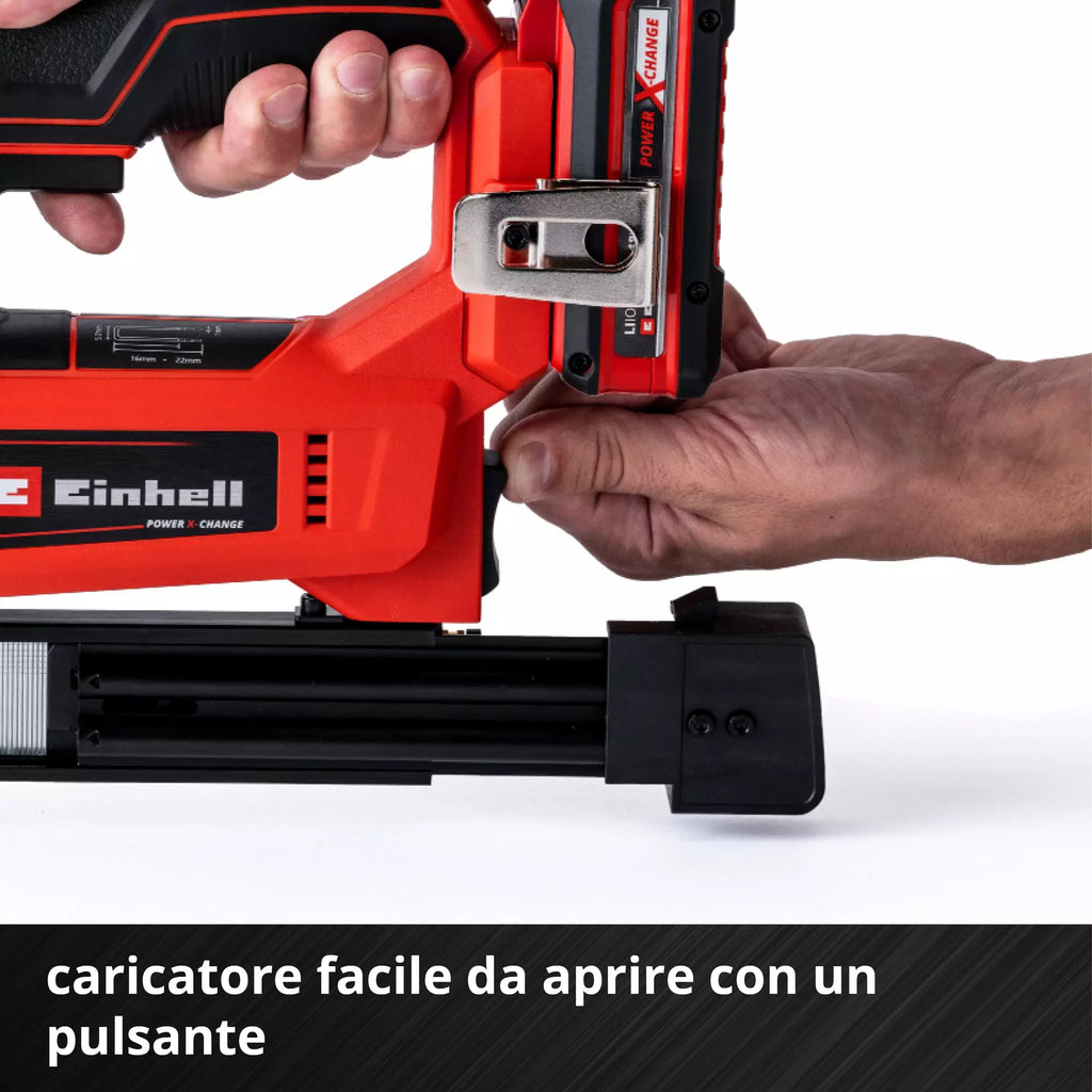 Chiodatrice e graffatrice Einhell a BATTERIA TE-CN 18 LI-SOLO – 18V POWER X-CHANGE