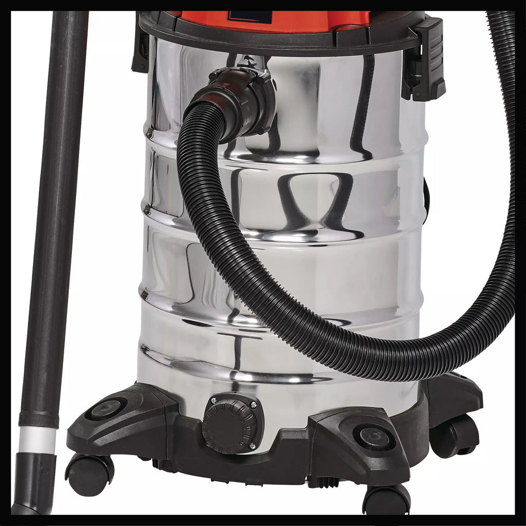 Aspiratore Solidi e liquidi Einhell TC-VC 1930 S – 1500 W – SERBATOIO INOX 30 L